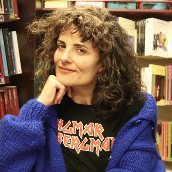 Rosario Villajos, escritora española invitada del Club Quijote